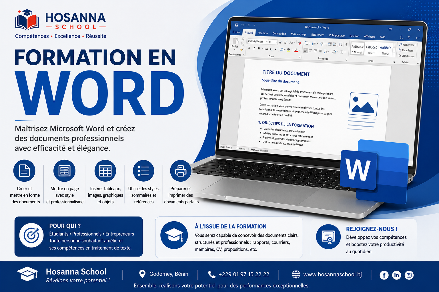 FORMATION EN MICROSOFT WORD